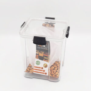 Transparent Storage Brown Box 1.5 LTR