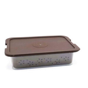 Transparent Strainer Storage Box Brown 2.5 LTR