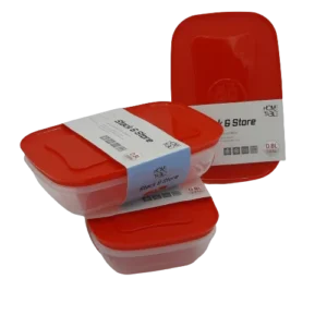 H&T Storage Rectangular  3PC SET (800ML*3)